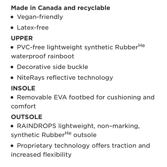 Kamik Raindrops Unisex Rain Boots - Picture 6 of 12